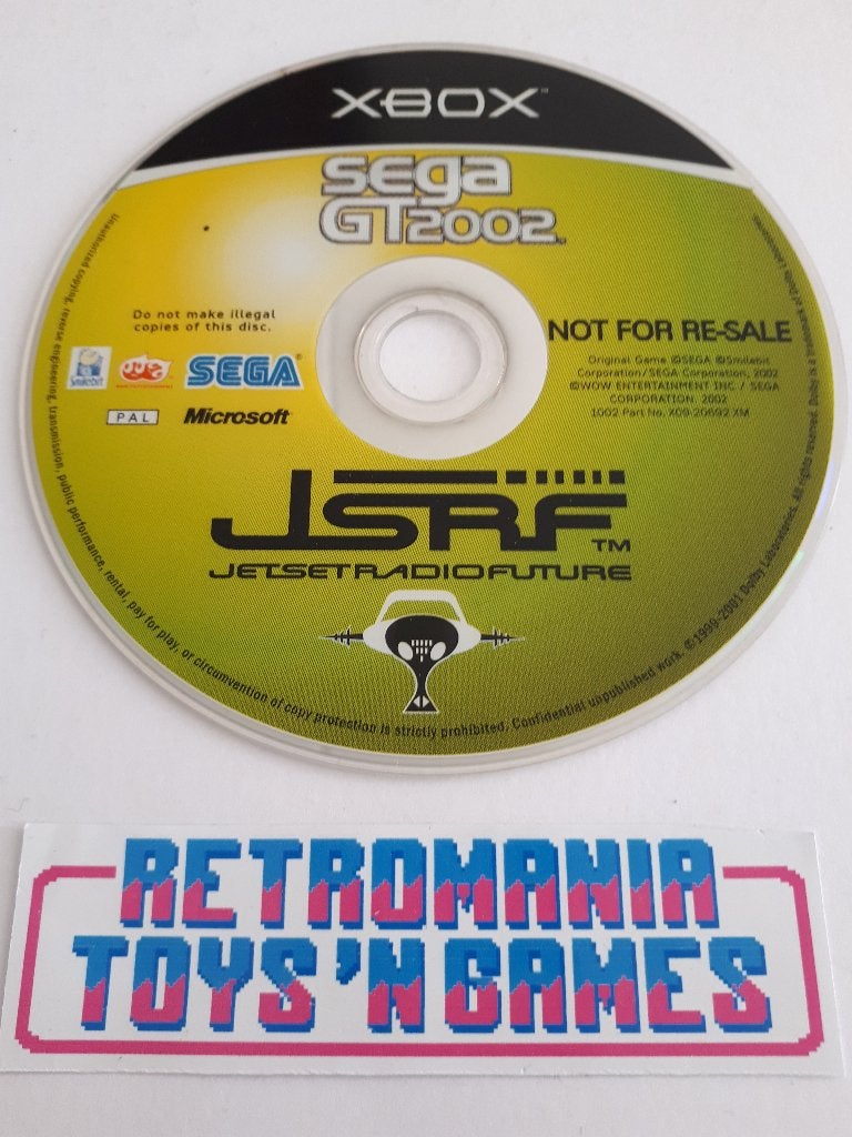xbox original game - sega gt2002 jetsetradiofuture jsrf, Avontuur en Actie, Vanaf 18 jaar, -, Verzenden