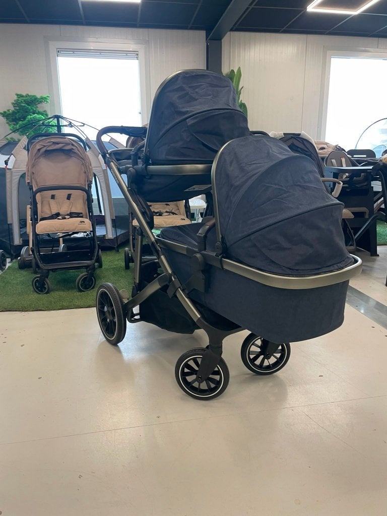 Deryan Evy V2 Duo Kinderwagen Blauw - Online Uitverkocht