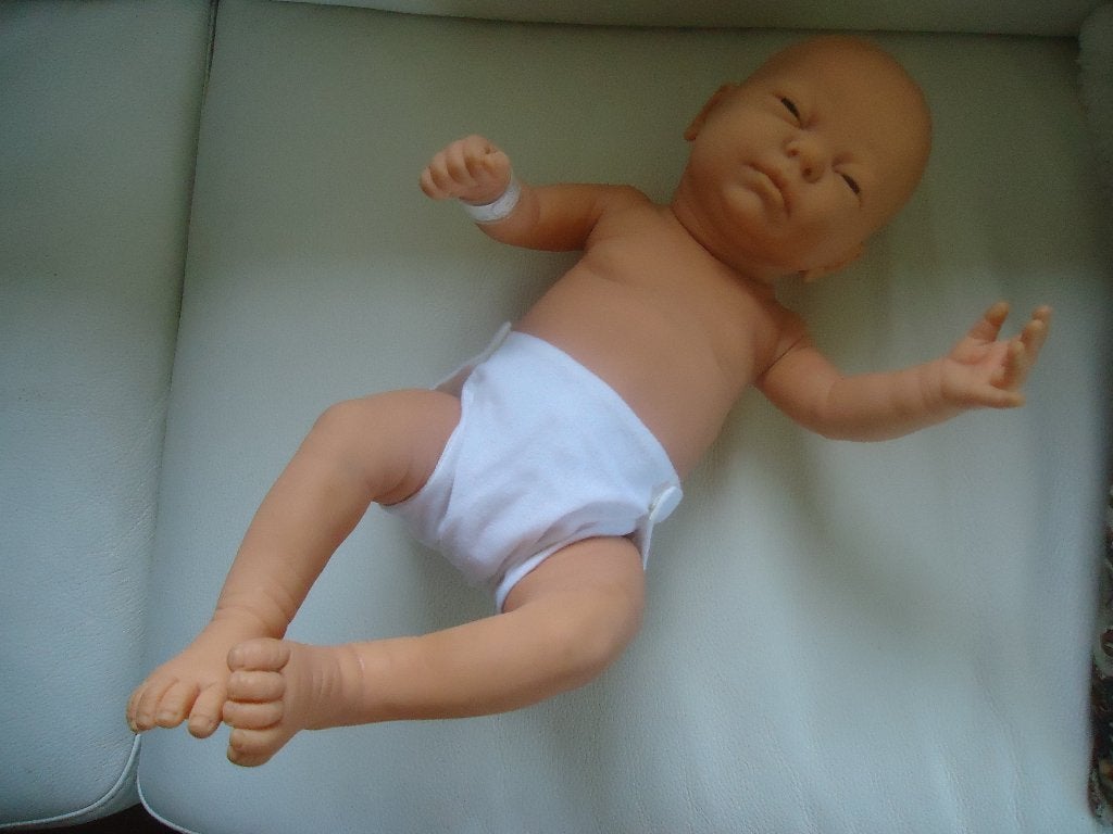 new born baby, Ophalen of Verzenden, Zo goed als nieuw, Pop, Levensecht of Reborn