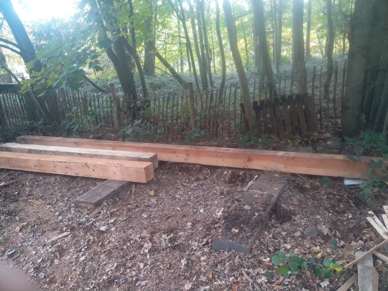 houten balken, Doe-het-zelf en Verbouw, Ophalen, Balk, Overige houtsoorten, 50 mm of meer