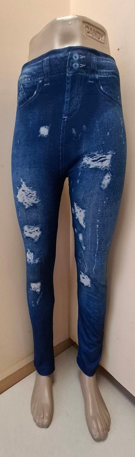partij leggings spijkermotief 12 stuks € 2,- p.st., Legging, Overige kleuren, ., Nieuw