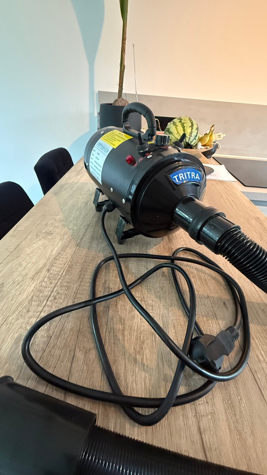 Krachtige Pet Dryer / hondenföhn 2400W – regelbaar + slang, Dieren en Toebehoren, Ophalen, Zo goed als nieuw