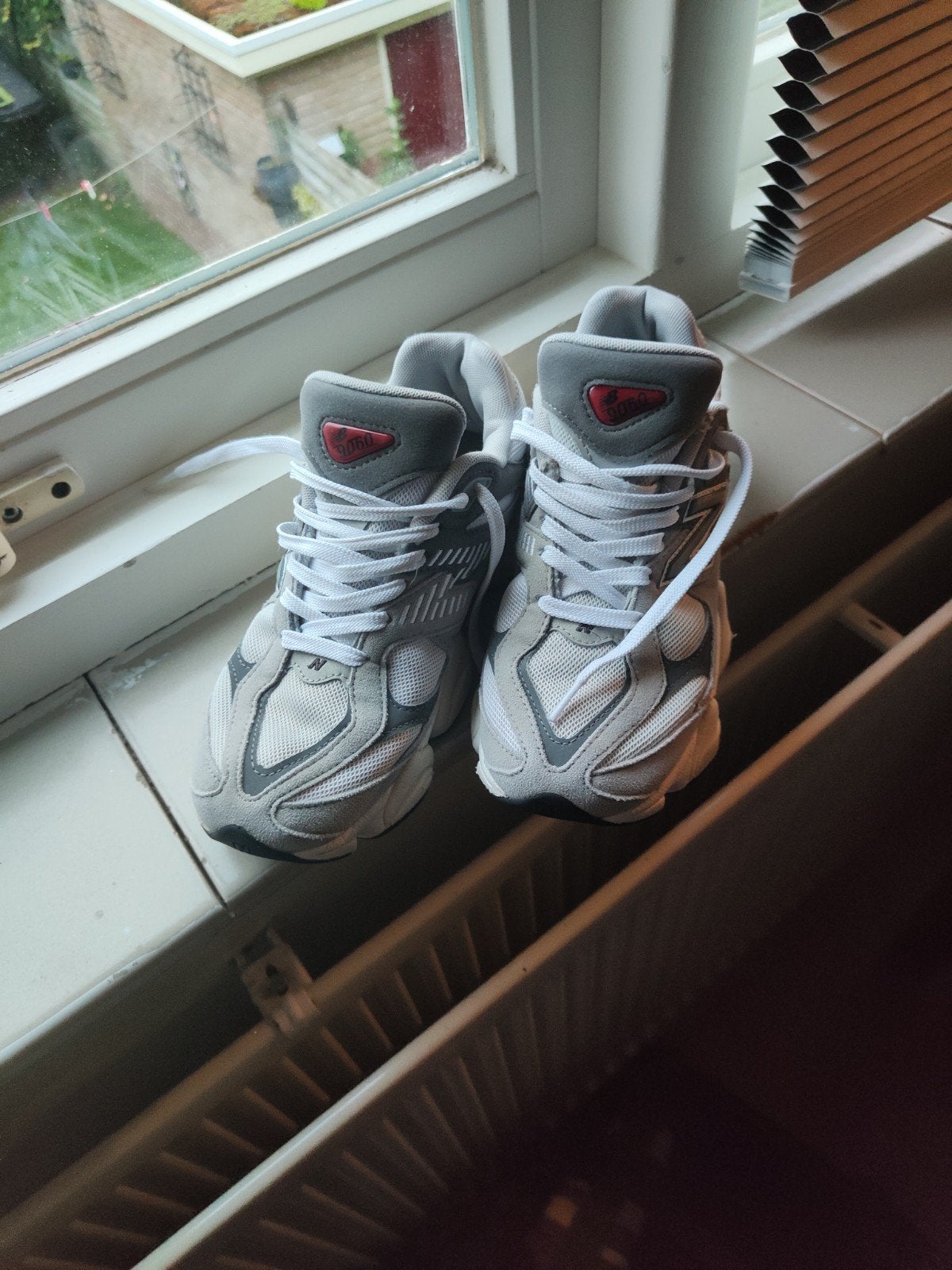 New Balance 9060, Ophalen, New Balance, Wit, Sneakers of Gympen