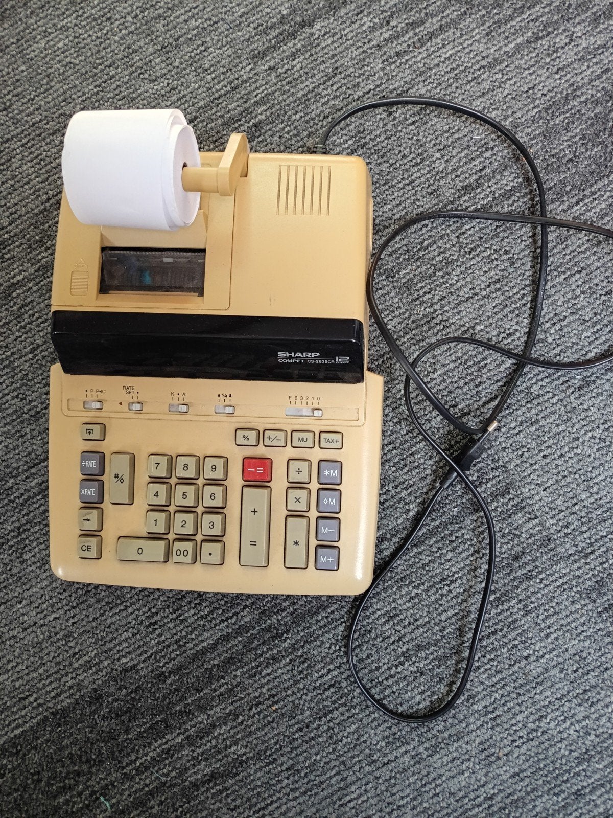 vintage rekenmachine, Verzamelen, Elektronische Apparatuur, Ophalen, Computers en Rekenmachines