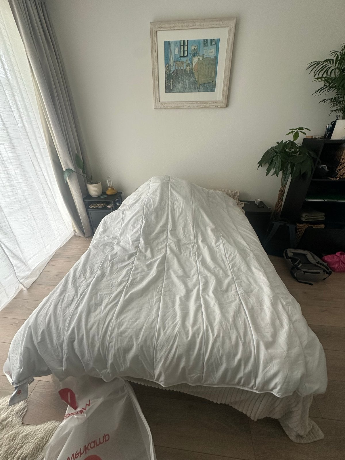 Dekbed en kussenset van Wehkamp en Cinderella, Gebruikt, Wit, Tweepersoons, Ophalen of Verzenden