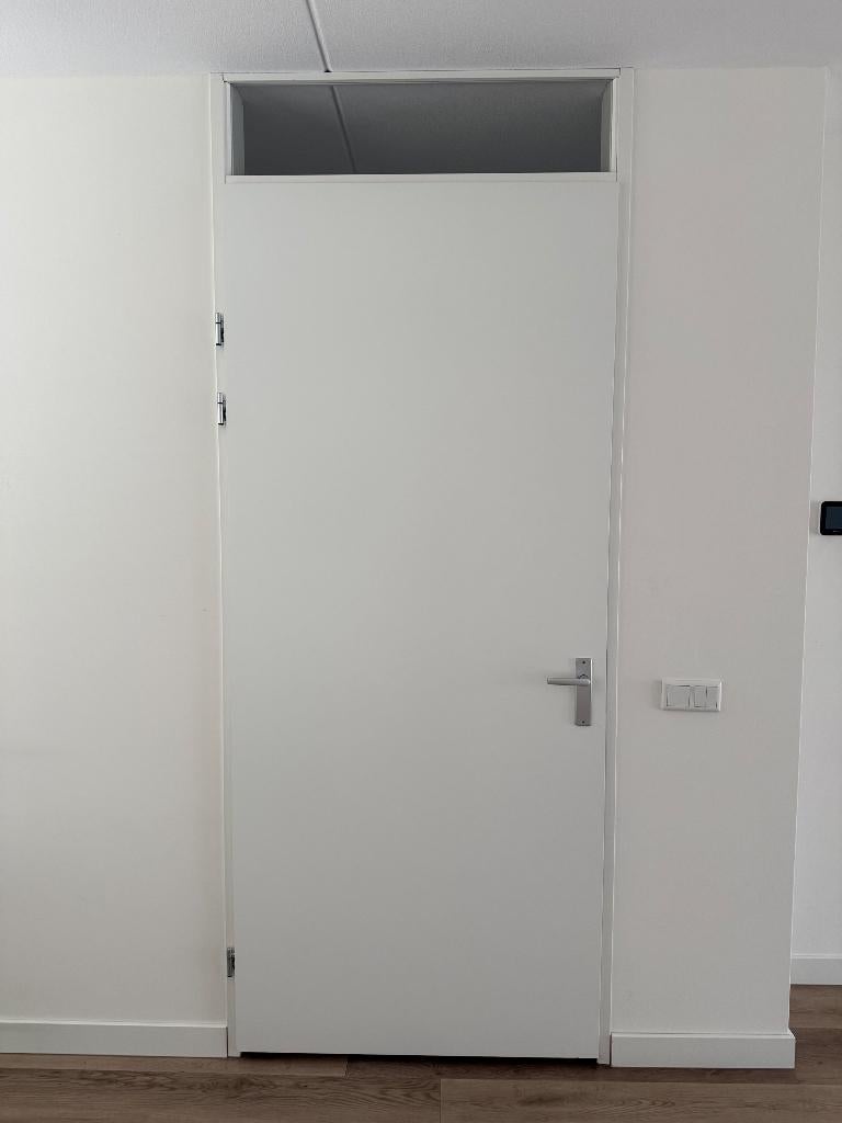 Binnendeuren met stalen kozijn, Doe-het-zelf en Verbouw, Deuren en Horren, Ophalen, Kunststof, 80 tot 100 cm, 215 cm of meer