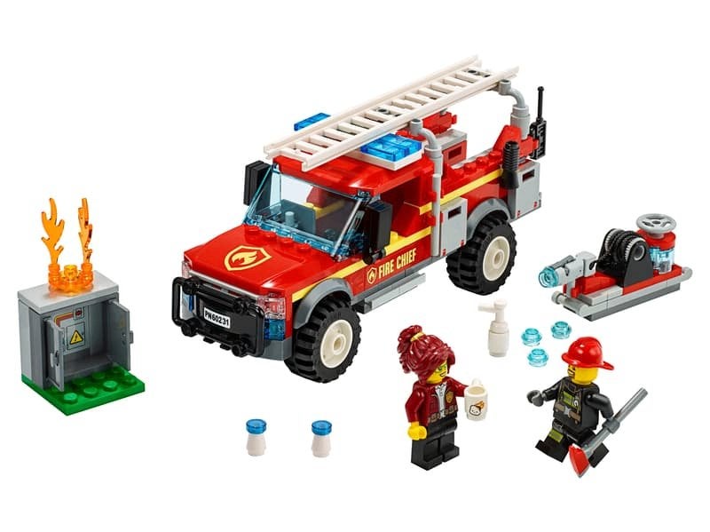 Lego City - Reddingswagen van brandweercommandant - 60231, Compleet, City, Lego, Ophalen of Verzenden