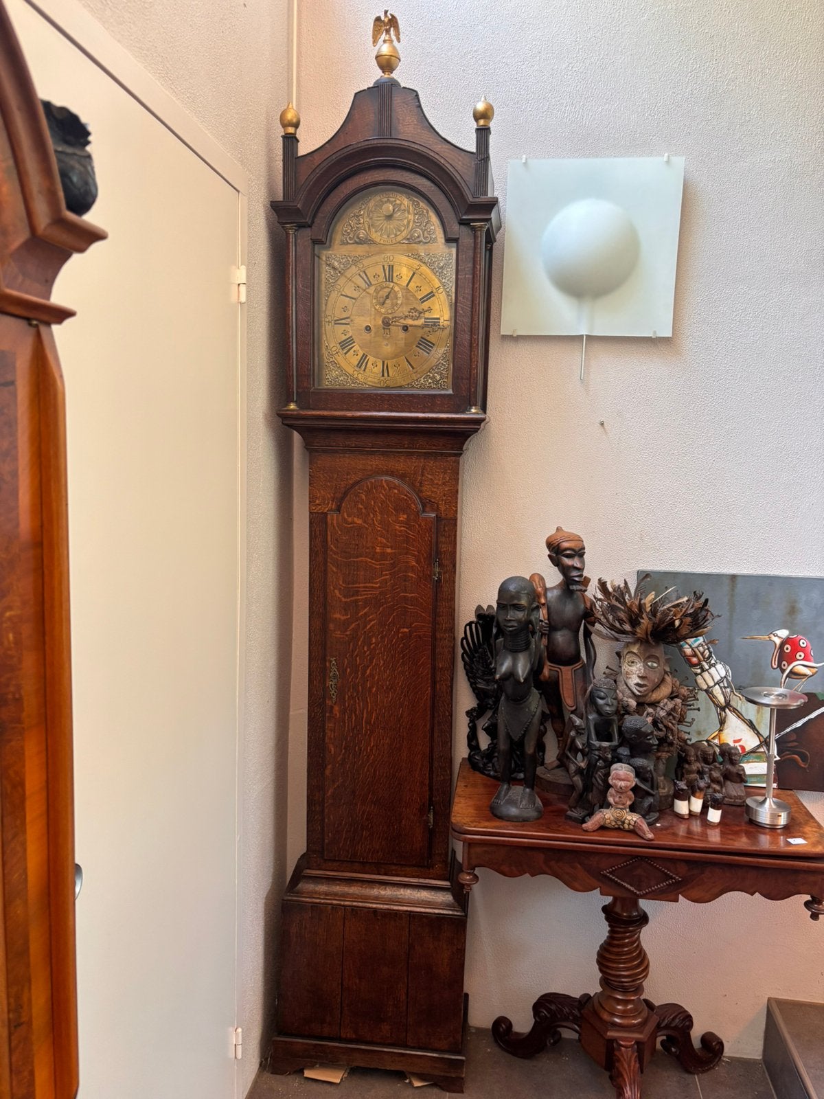 Antieke Engelse staande klok, Antiek en Kunst, Antiek | Klokken, Ophalen