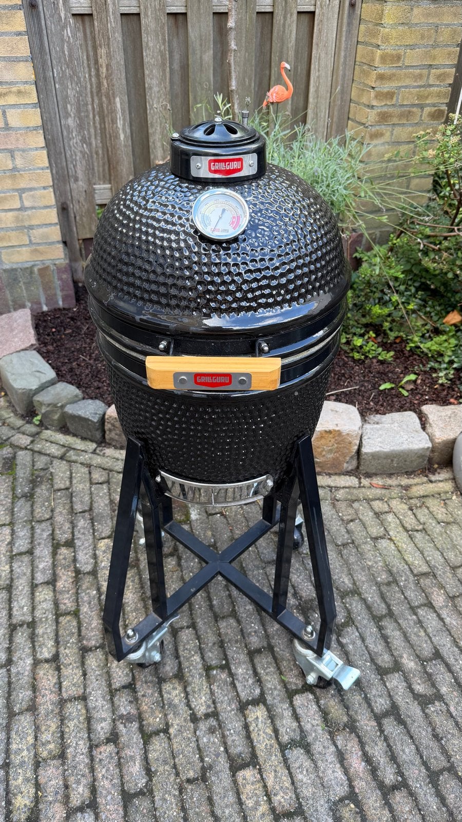 Grill Guru Compact Kamado BBQ - Zo goed als nieuw, Tuin en Terras, Ophalen, Zo goed als nieuw