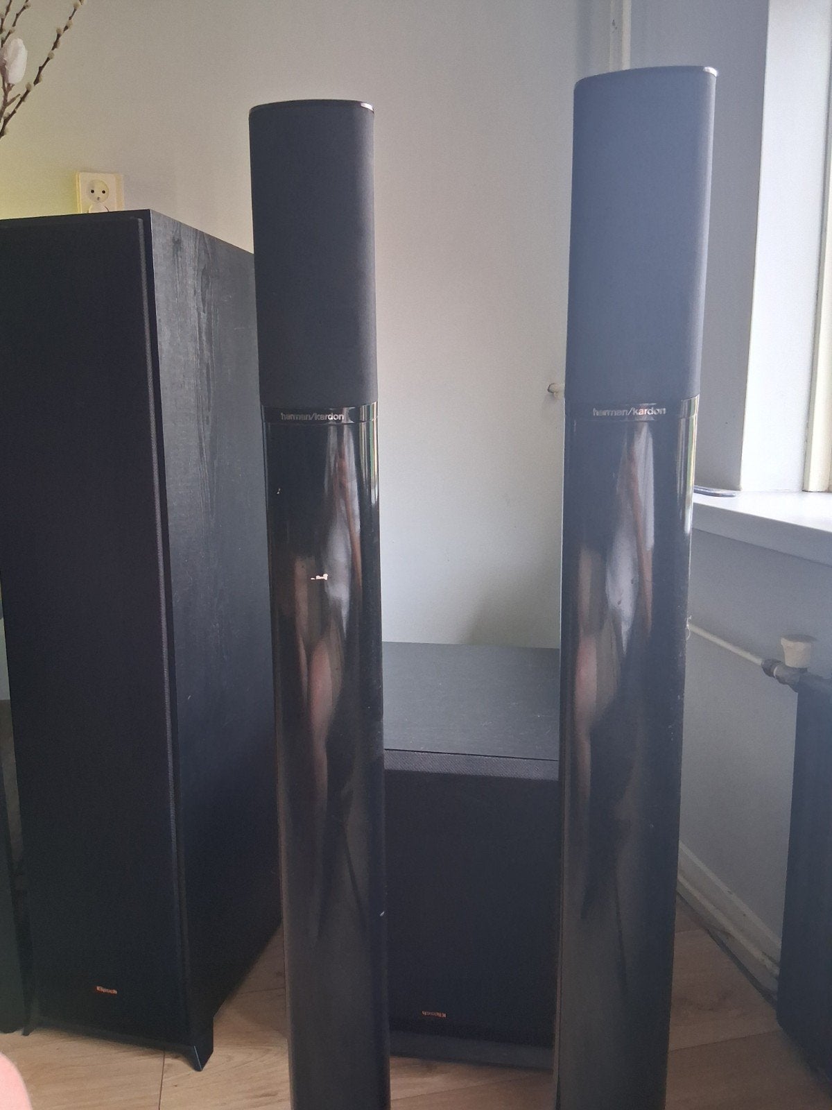 Harman kardon speakers, Audio, Tv en Foto, Luidsprekers, Ophalen of Verzenden, 120 watt of meer, Front, Rear of Stereo speakers