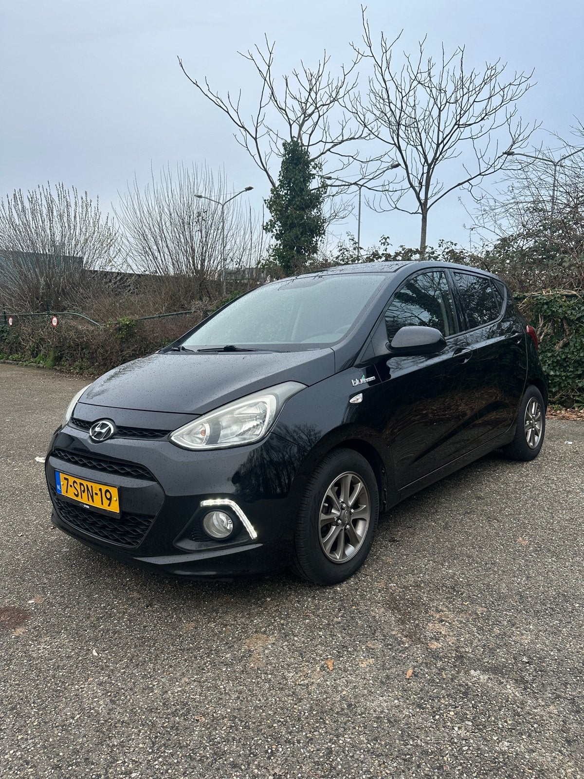 Hyundai i10 1.0 5DR 2013 Zwart, Auto's, Hyundai, Voorwielaandrijving, Euro 5, Stof, 4 stoelen