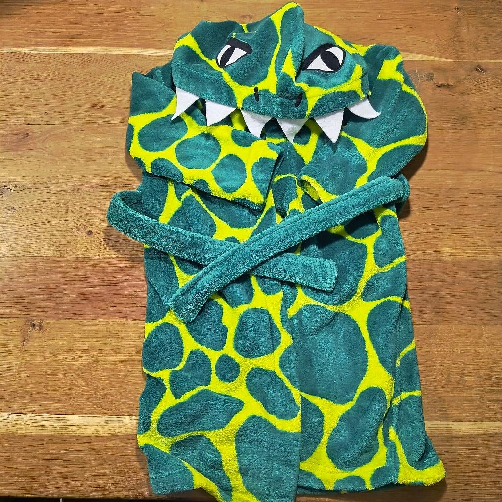 Dino badjas maat 98/104, Nacht- of Onderkleding, H&M, Ophalen of Verzenden, Zo goed als nieuw