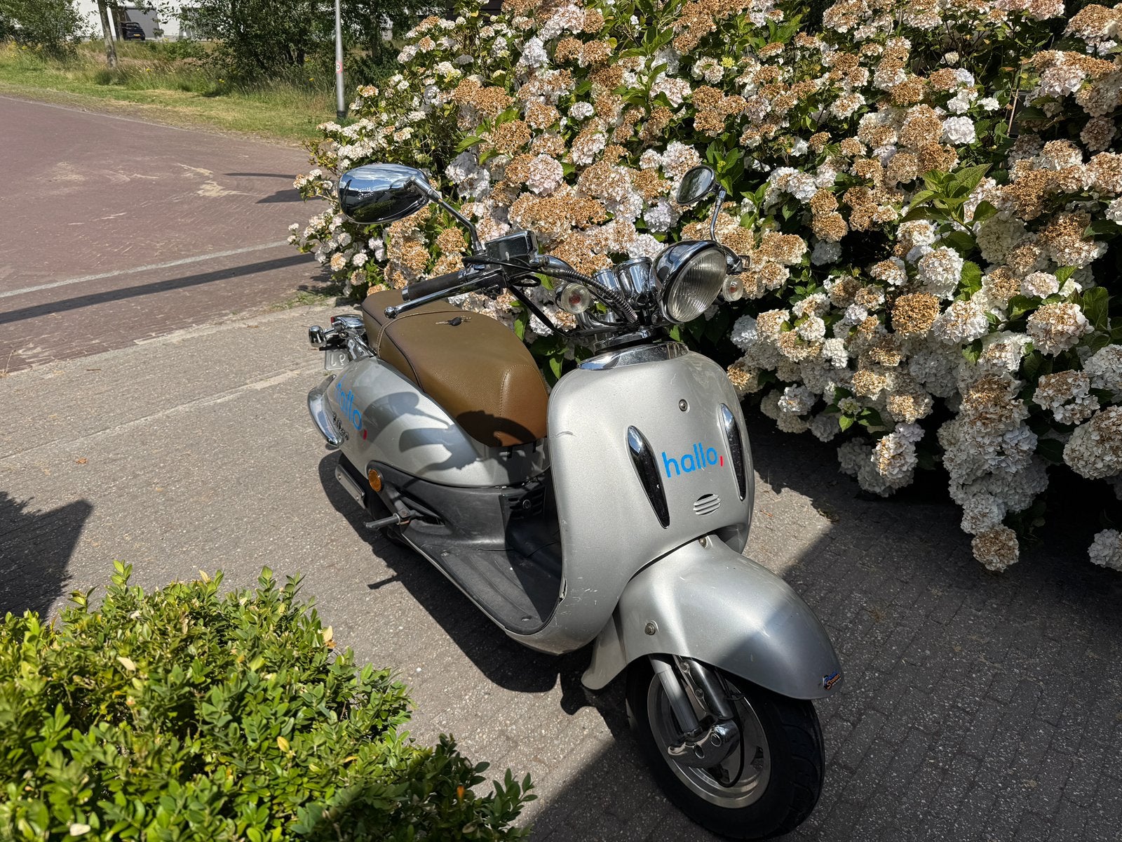 Toffe retro scooter Bella 50 MOTORMANIA ZN50QT-E, Fietsen en Brommers, Scooters | SYM, Ophalen, Gebruikt, Overige modellen, Benzine