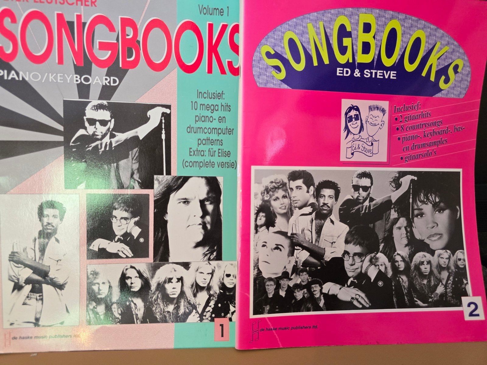 Songbooks Piano/Keyboard & Ed & Steve - Volume 1 & 2, Gebruikt, Ophalen of Verzenden, Keyboard, Artiest of Componist