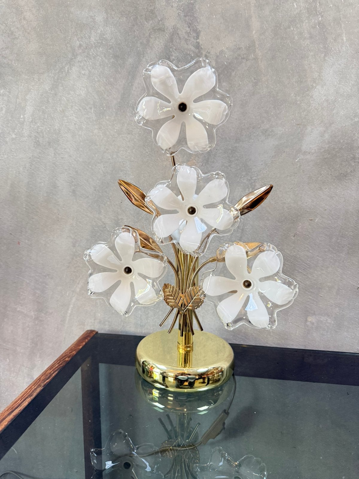 Hollywood Regency lamp, Goud, Q, Q, Ophalen of Verzenden