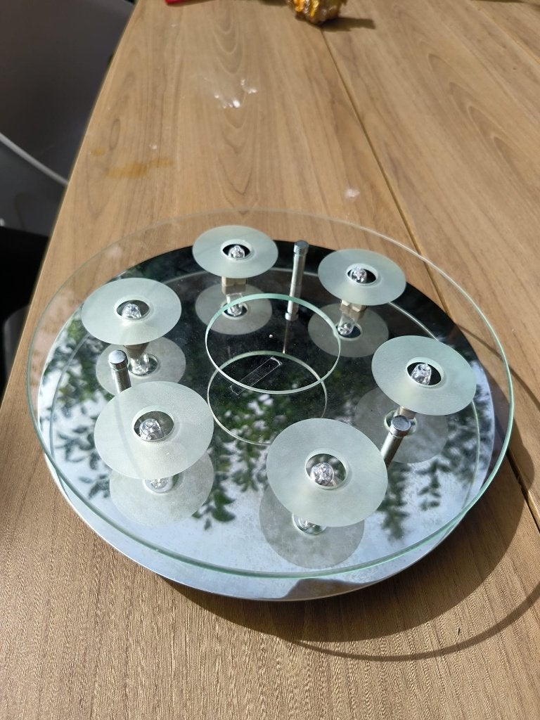 Philips Massive Astrid plafondlamp 6x G9 dimbaar, Huis en Inrichting, Lampen | Plafondlampen, Dimbaar, Zilver, Modern, Ophalen of Verzenden