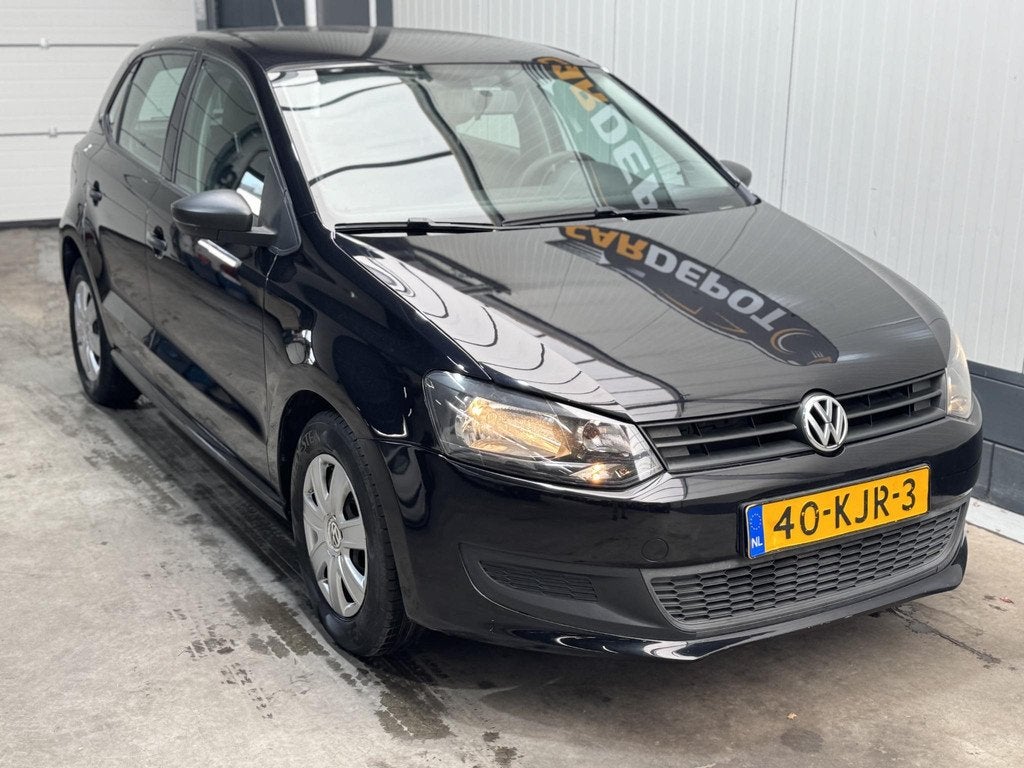 Volkswagen Polo 1.2 Easyline, Auto's, Voorwielaandrijving, Euro 5, Zwart, 60 pk