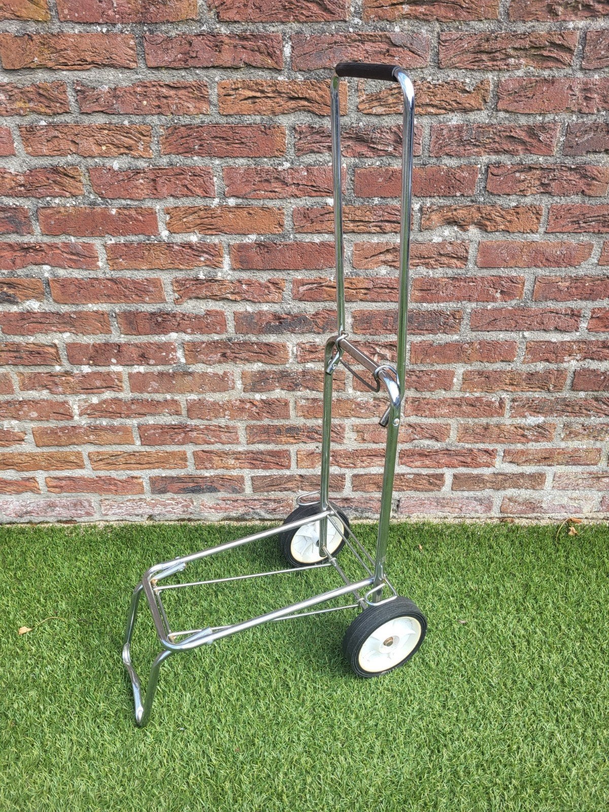 Bagage trolley inklapbaar, Ophalen of Verzenden, Gebruikt, 30 cm of meer, Wieltjes