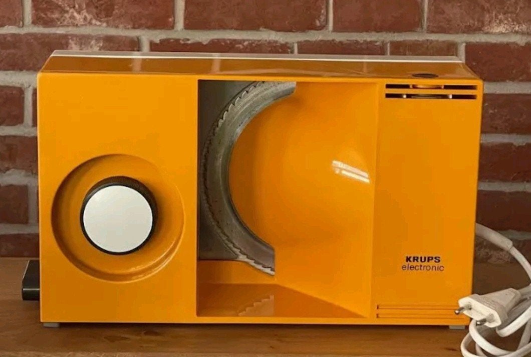 Snijmachine KRUPS ELECTRONIC vintage, Ophalen, Gebruikt