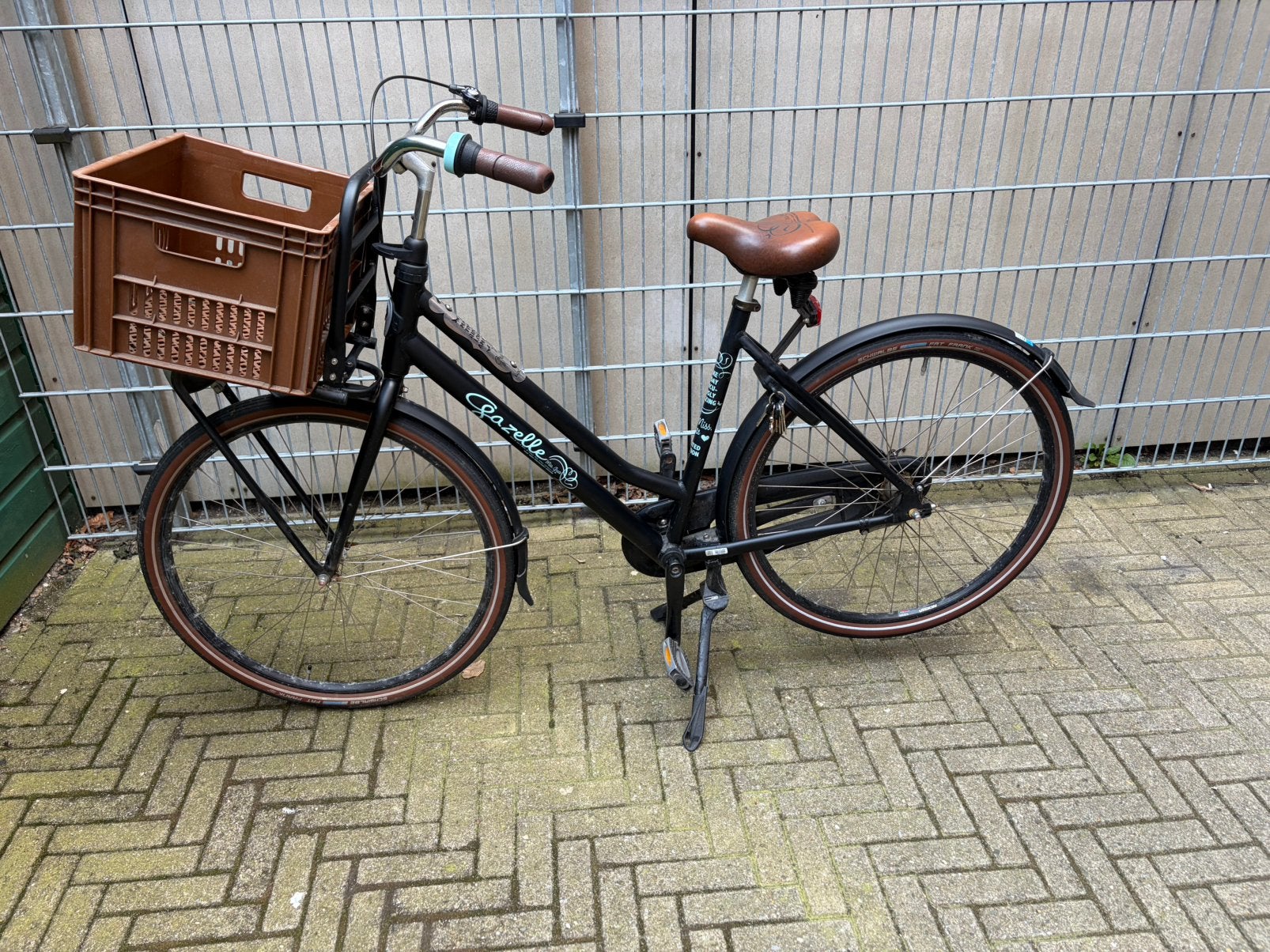 Gazelle miss grace met mand en stuurslot D54, Ophalen, Terugtraprem, Versnellingen, 53 tot 56 cm