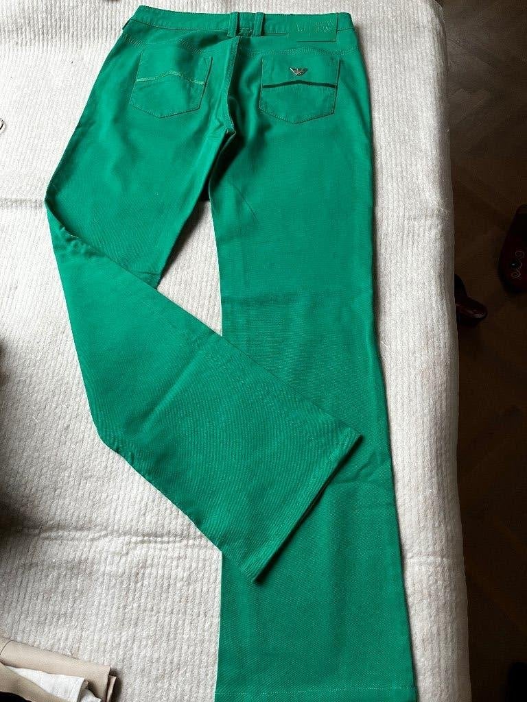 Armani Jeans broek, nieuw, groen, EU 30, spijkerbroek, M, Kleding | Dames, Armani, Overige kleuren, Ophalen of Verzenden, Zo goed als nieuw