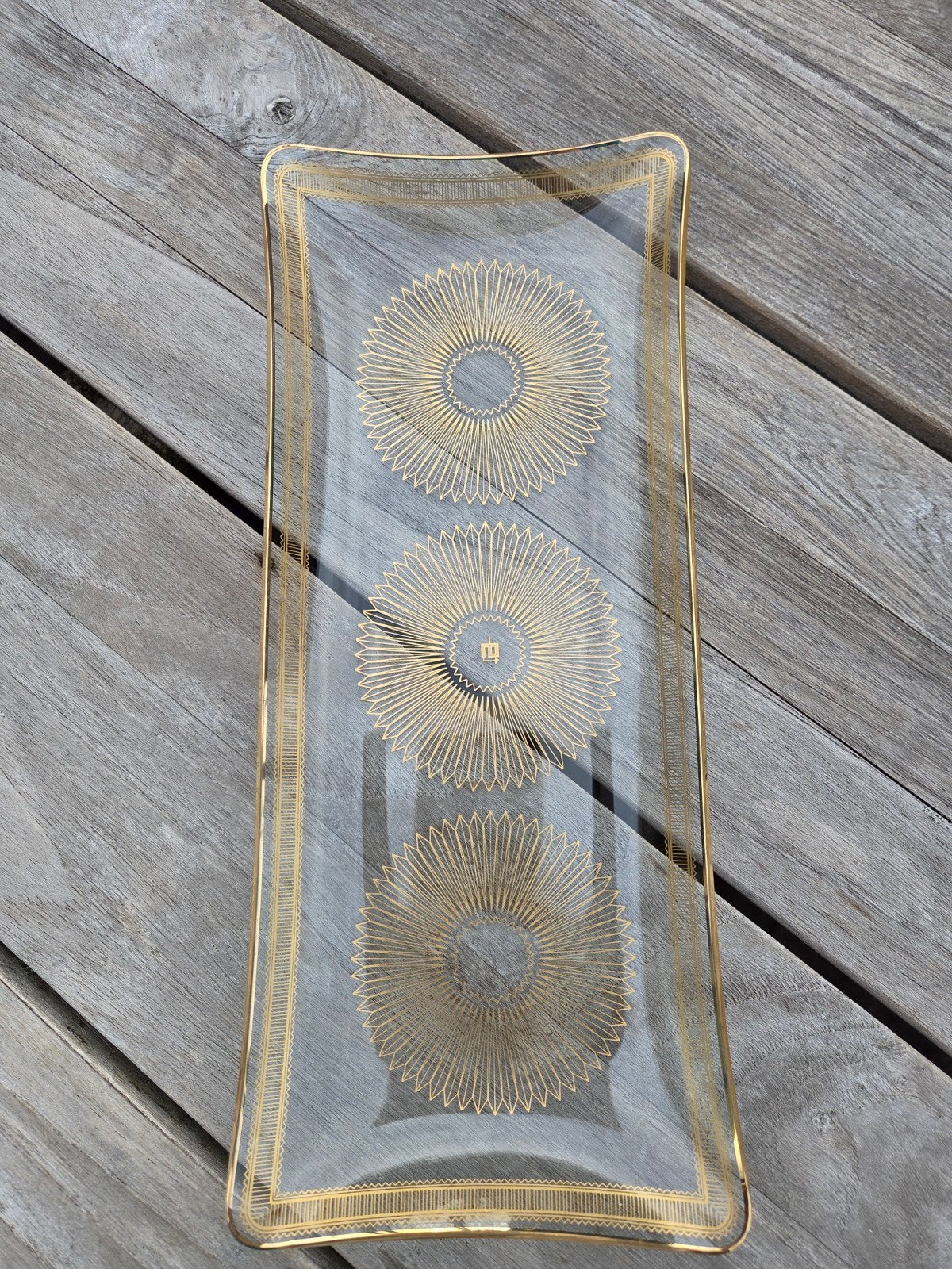 Vintage coronaglas schaal Svend Jensen. Mid-century, Ophalen of Verzenden