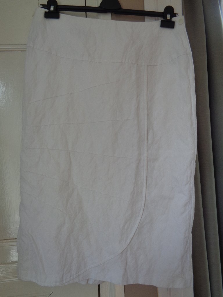 Scarva witte rok:mt 40, Kleding | Dames, Rokken, Maat 38/40 (M), Scarva, Wit, Ophalen of Verzenden