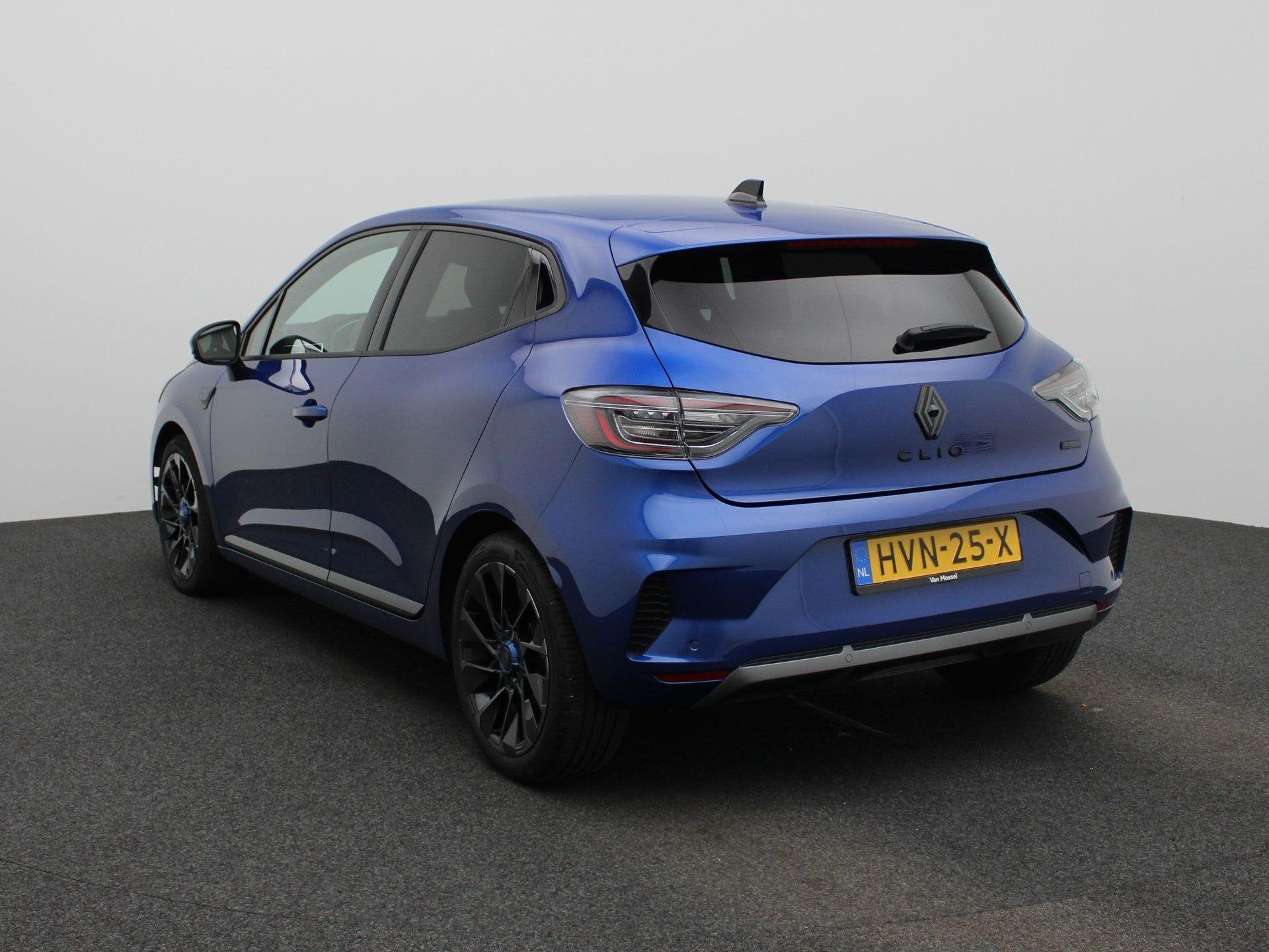 Renault Clio 1.6 E-Tech Full Hybrid 145 esprit Alpine | Adap, Gebruikt, Euro 6, Blauw, Leder en Stof