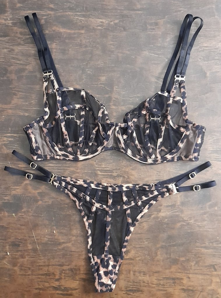 Lingerie top en bottom, Kleding | Dames, Ondergoed en Lingerie, Ophalen of Verzenden, Zwart, Setje
