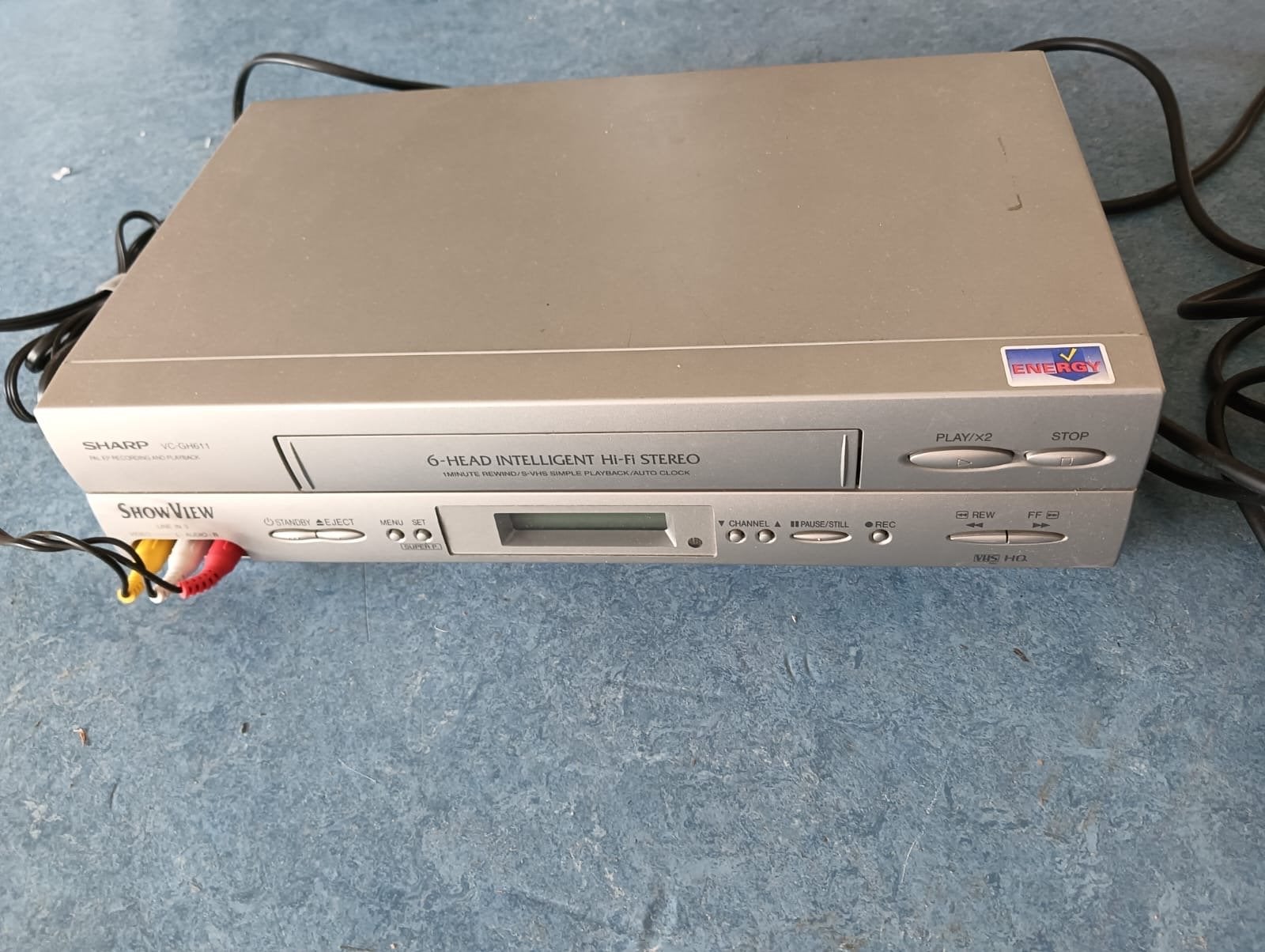 Sharp VC-GH611GM(S) VHS-speler - Goede staat, Ophalen, Zo goed als nieuw, VHS-speler of -recorder