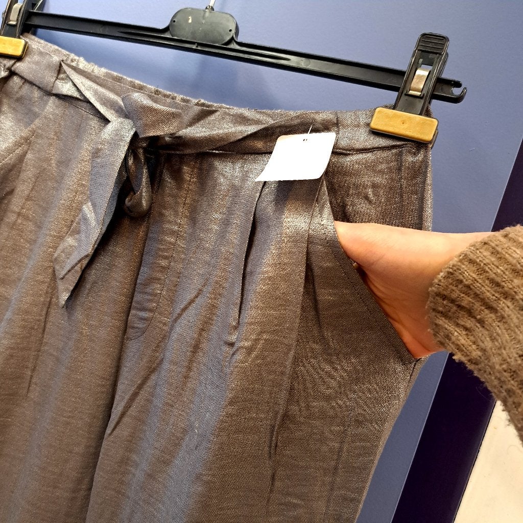 Filippa K donker zilveren dunne casual broek mt 36 nr 41140, Kleding | Dames, ., Filippa K, Ophalen of Verzenden, Maat 36 (S)