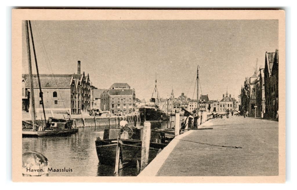 Maassluis, Haven, Verzamelen, Verzenden, 1940 tot 1960, Ongelopen, Zuid-Holland