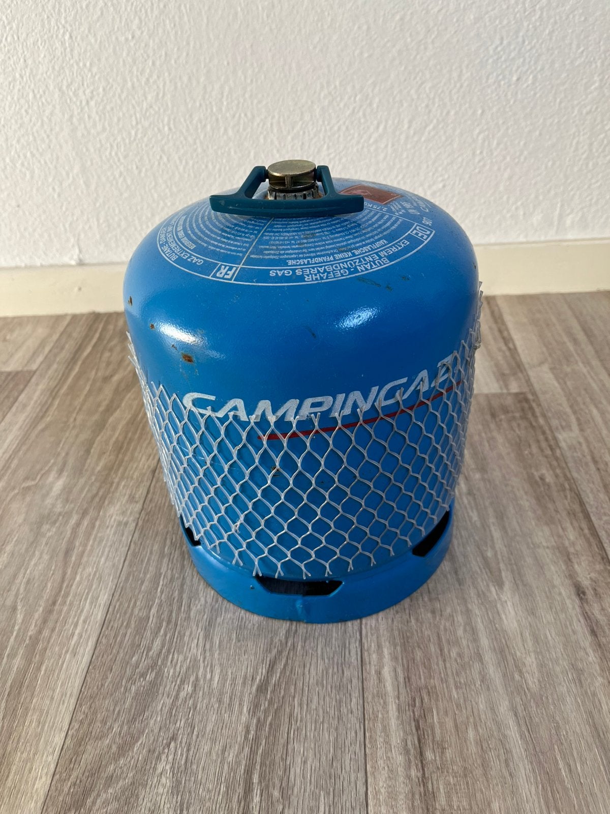 Campinggaz 907 gasfles - leeg, Ophalen, Gebruikt
