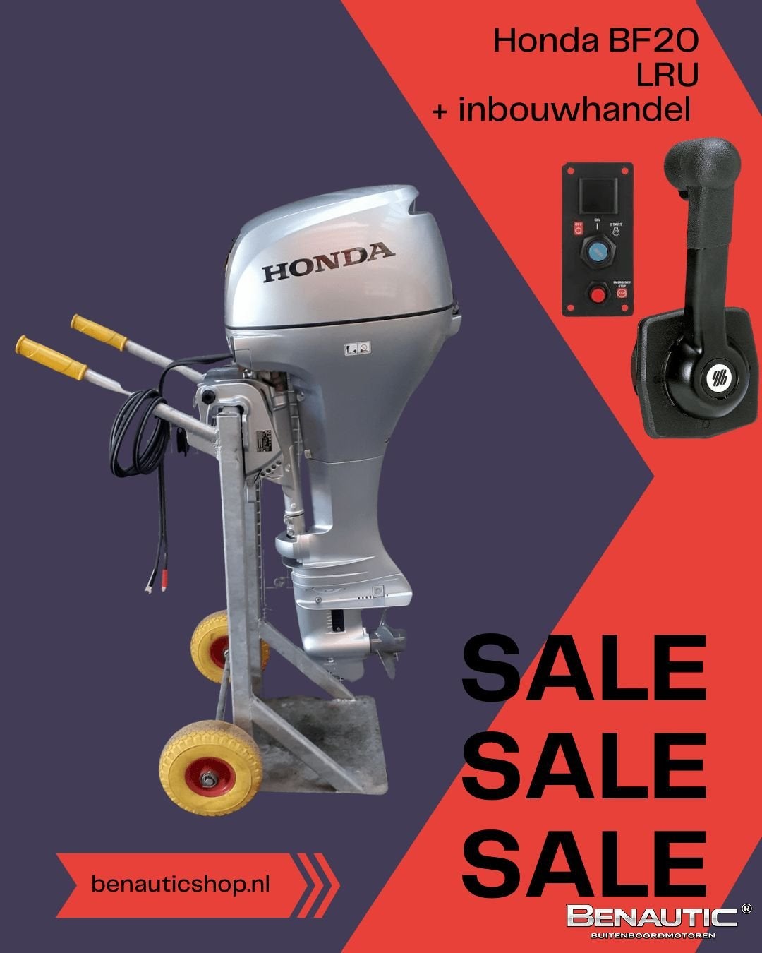 Direct leverbaar! Nieuwe Honda 20pk langstaart BF20 LRU, -, Nieuw, -, -