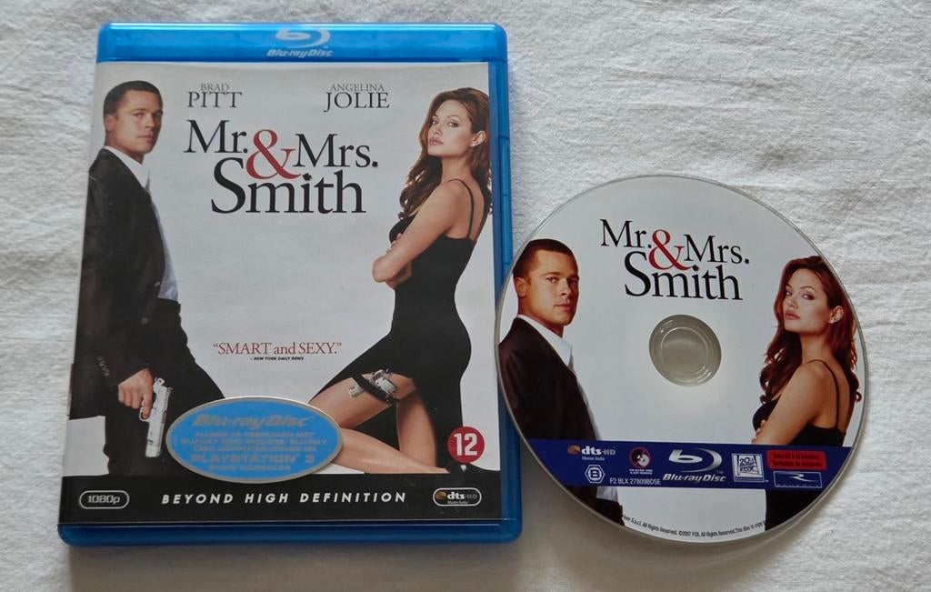 Mr. & Mrs. Smith/Actie/Blu-ray, Cd's en Dvd's, Ophalen of Verzenden, Zo goed als nieuw, Actie
