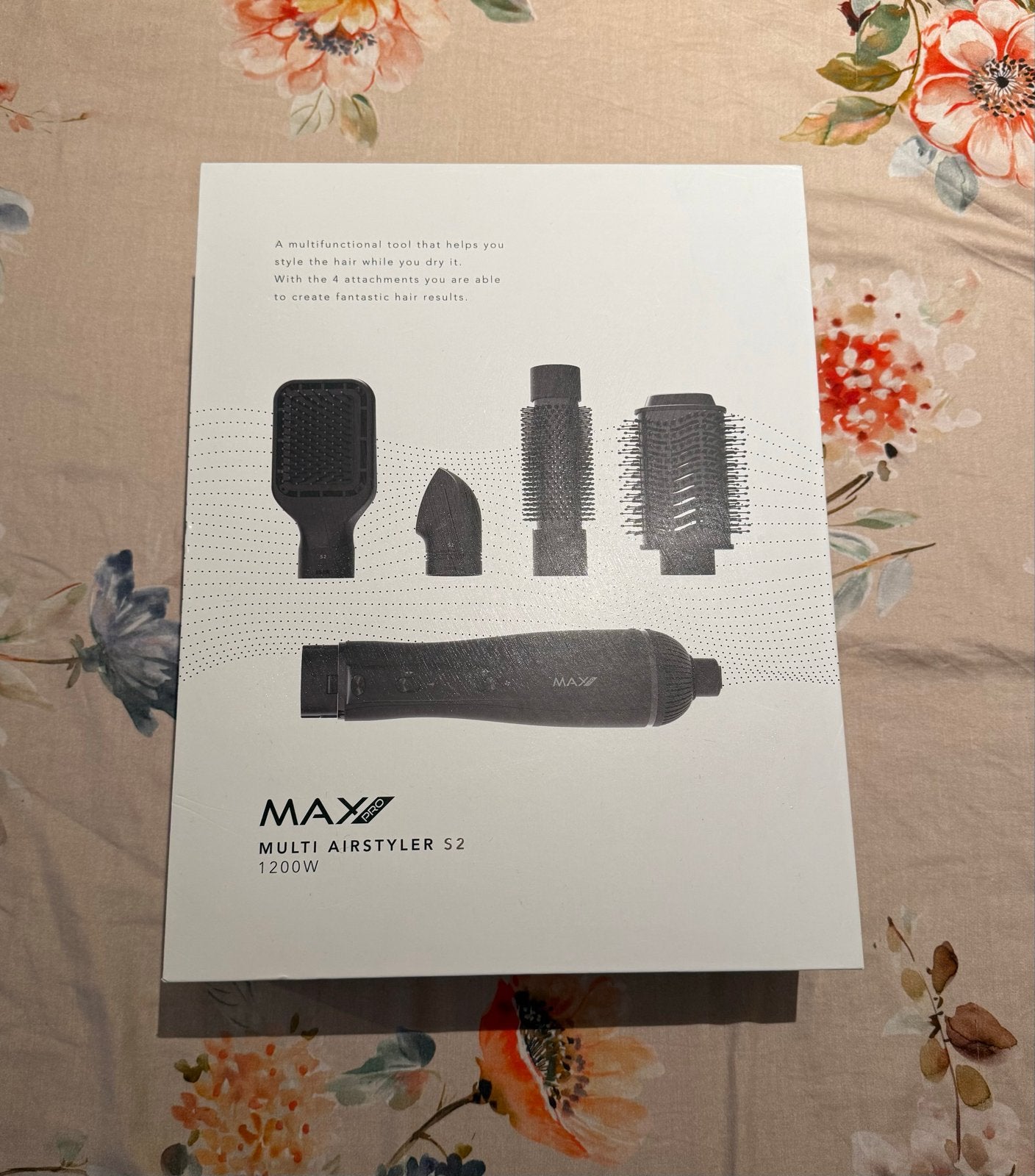 MAX Multi Airstyler S2 1200W - Föhnborstel met 4 opzetstukke, Ophalen, Nieuw, Haarverzorging