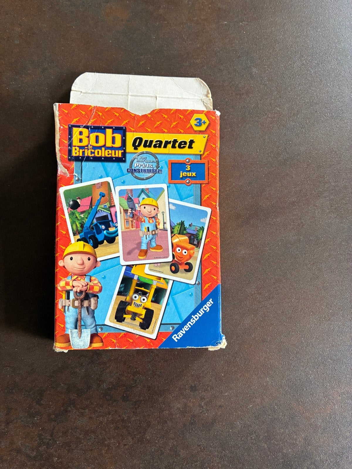 Bob de Bouwer Kwintet Kaartspel Ravensburger, Drie of vier spelers, Ophalen of Verzenden, Gebruikt