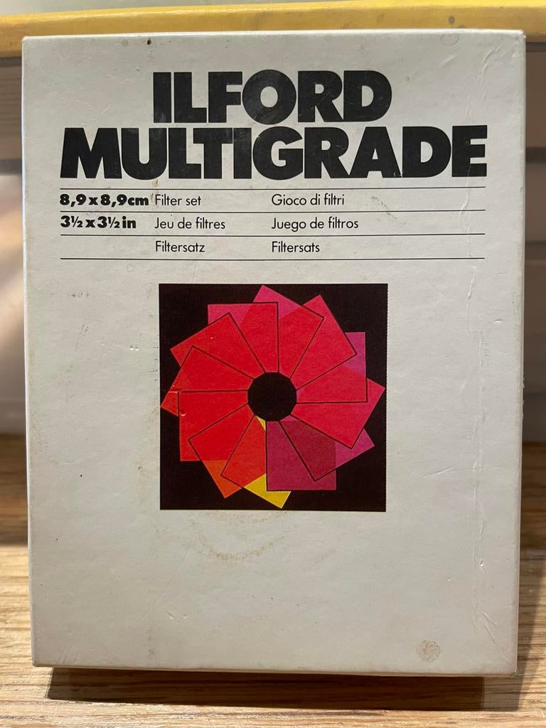 Ilford multigrade filters, Audio, Tv en Foto, Fotografie | Doka Toebehoren, Ophalen of Verzenden, Zo goed als nieuw