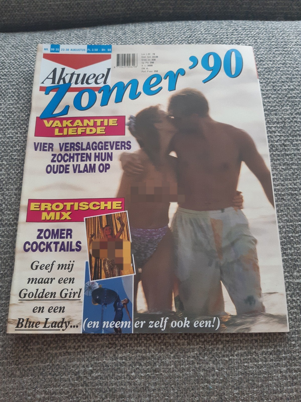 35.Aktueel 1990. Golden Girl. Ignace van Swieten. Peter Post, Verzenden, 1980 tot heden, Tijdschrift