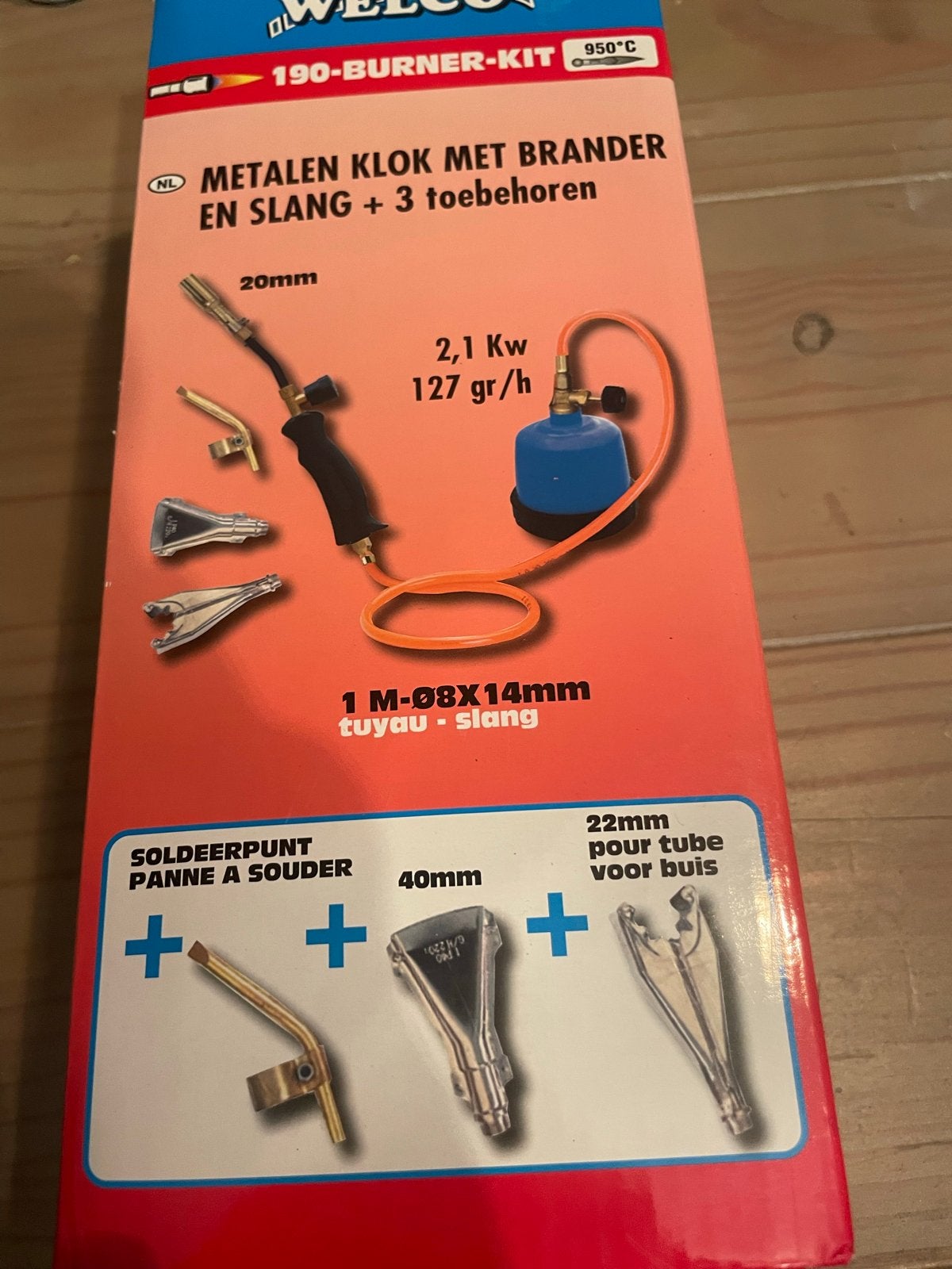 Nieuwe Gasbrander Kit met Slang en Accessoires, Ophalen of Verzenden, Nieuw, Overige typen, Overige merken