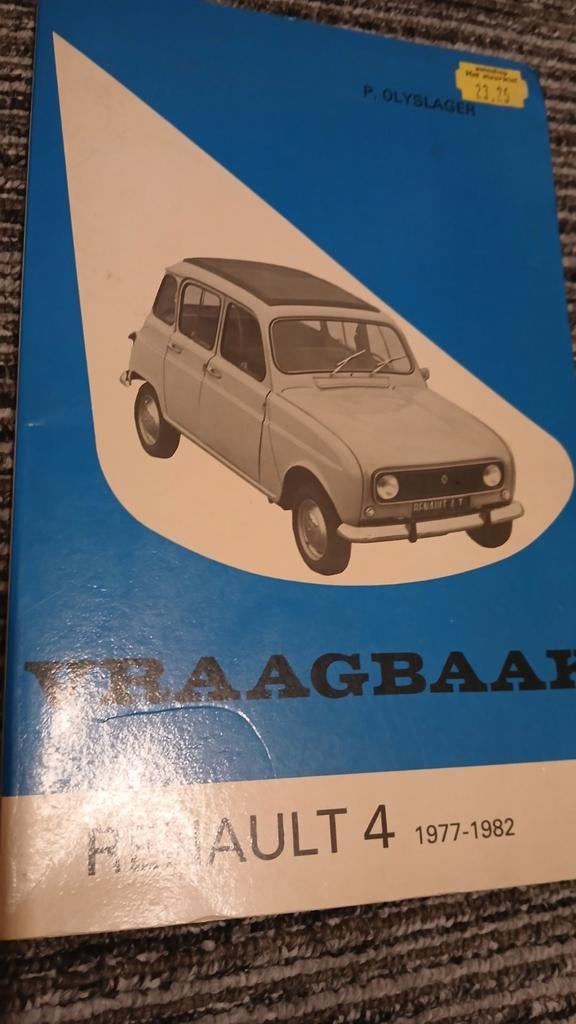 Renault 4  vraagbaak, Ophalen