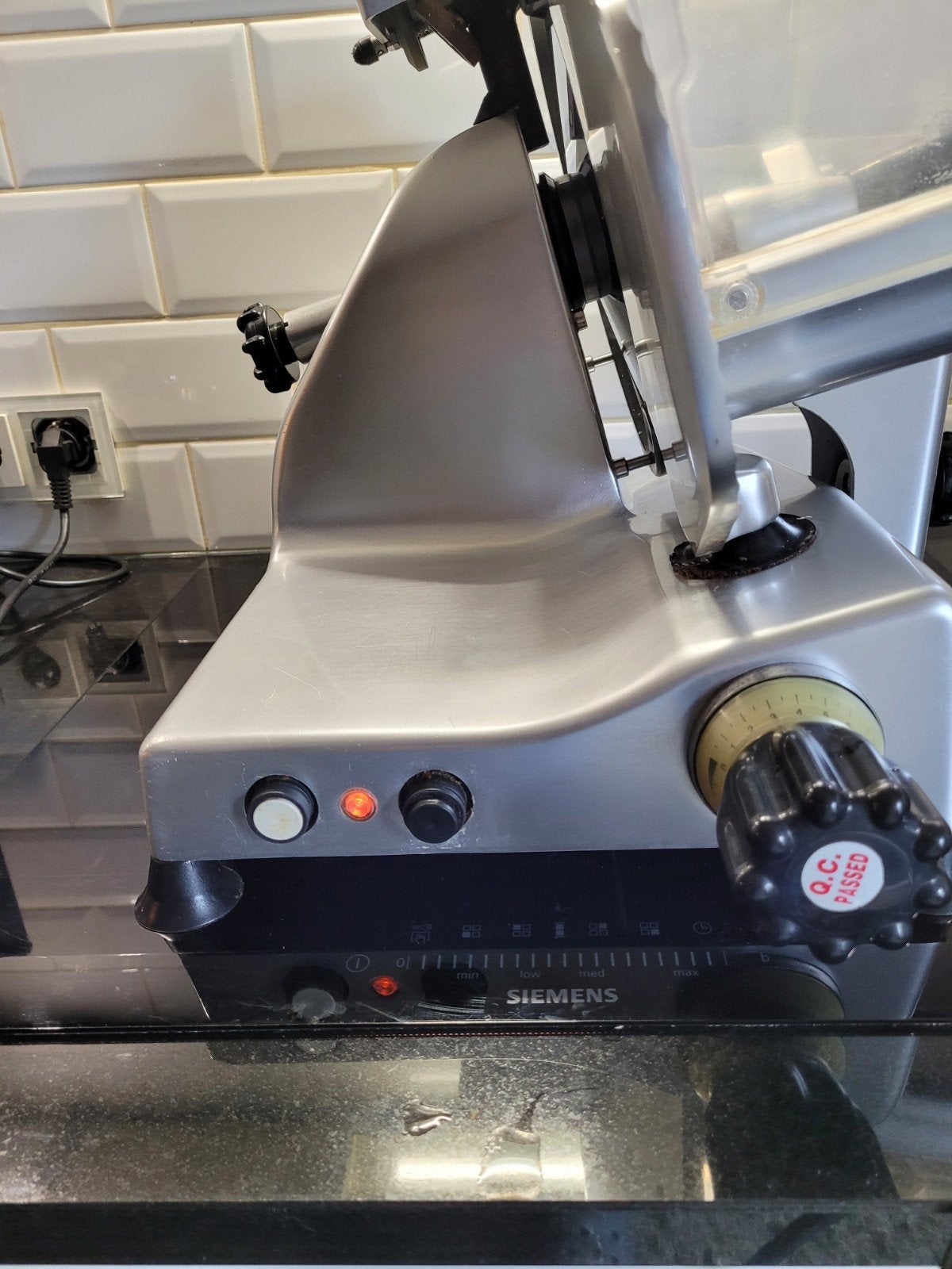 profesioneel snijmachine, Ophalen, Gebruikt