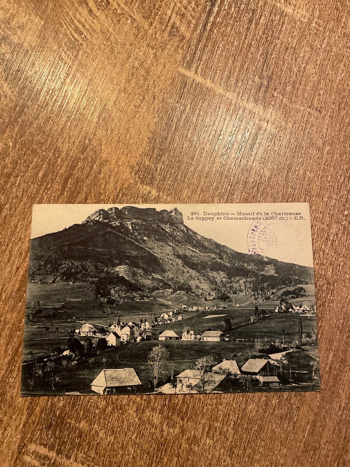 Oude Ansichtkaart Dauphiné Massif de la Chartreuse 1922, Verzamelen, Ophalen of Verzenden, 1920 tot 1940, Gelopen, Frankrijk
