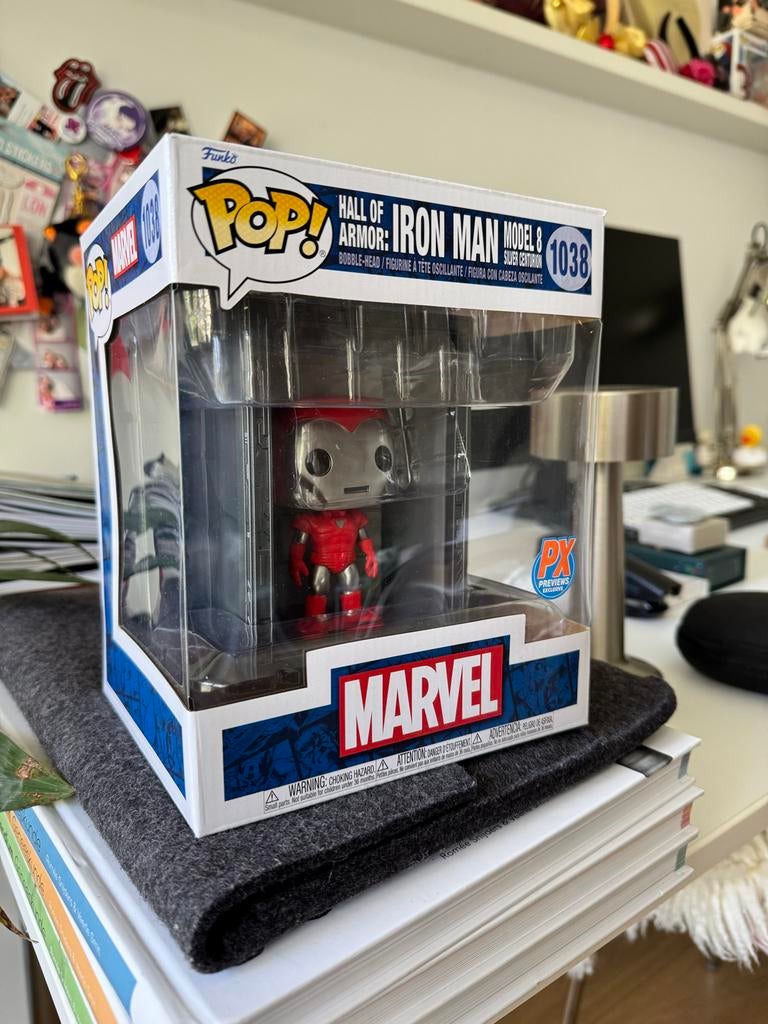 Funko Pop Iron Man in doos, Kinderen en Baby's, Speelgoed | Actiefiguren, Ophalen of Verzenden, Gebruikt