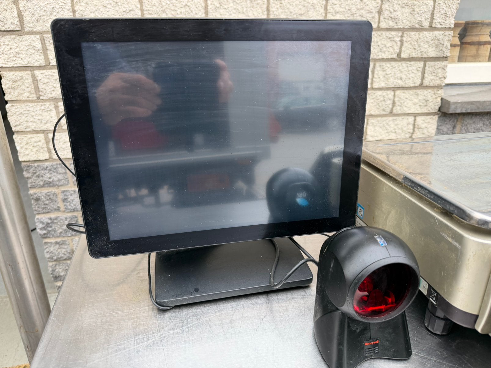 Weegschalen Digi SM-5500B met extra 2 grote schermen en scan, Ophalen of Verzenden, Zo goed als nieuw, Personenweegschaal, 100 kg of meer
