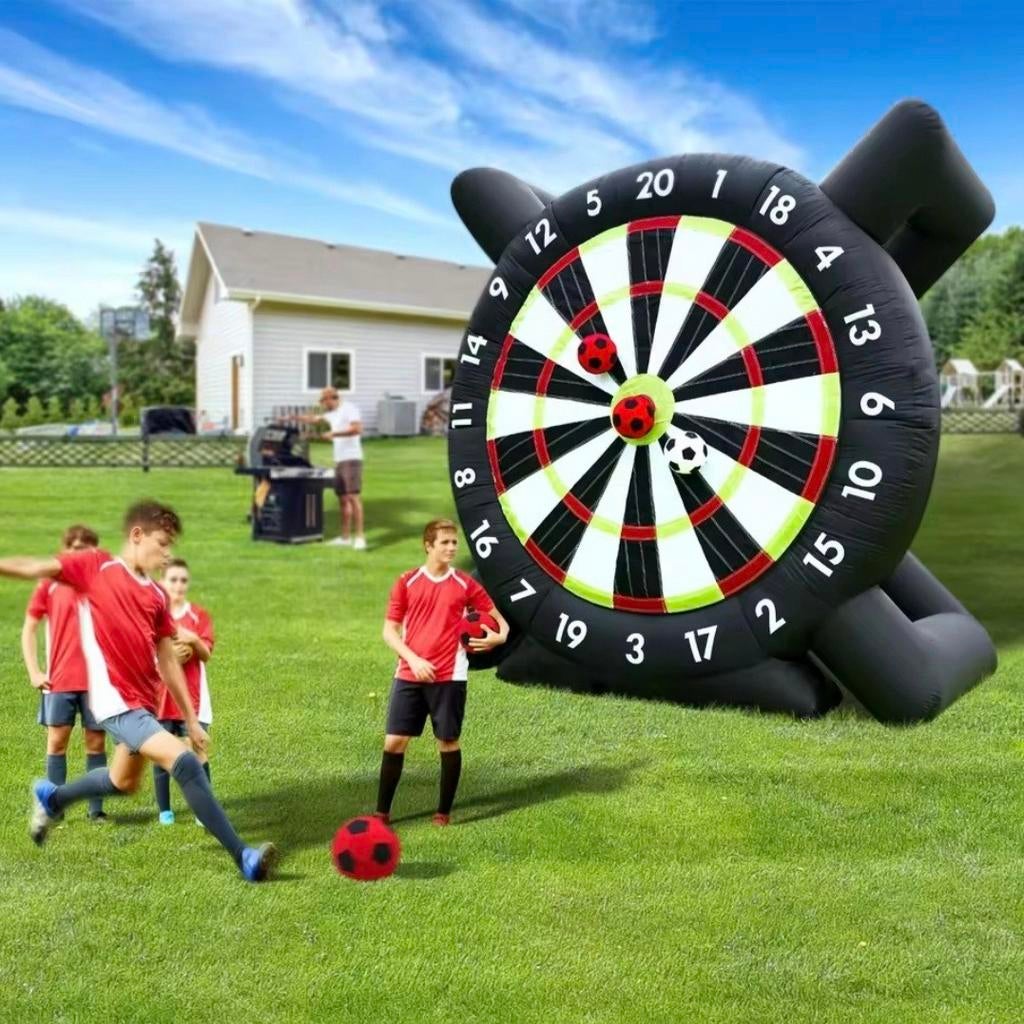 Te huur: groot opblaasbaar dartbord (voetbal dart), Seizoenskaart, Eén persoon