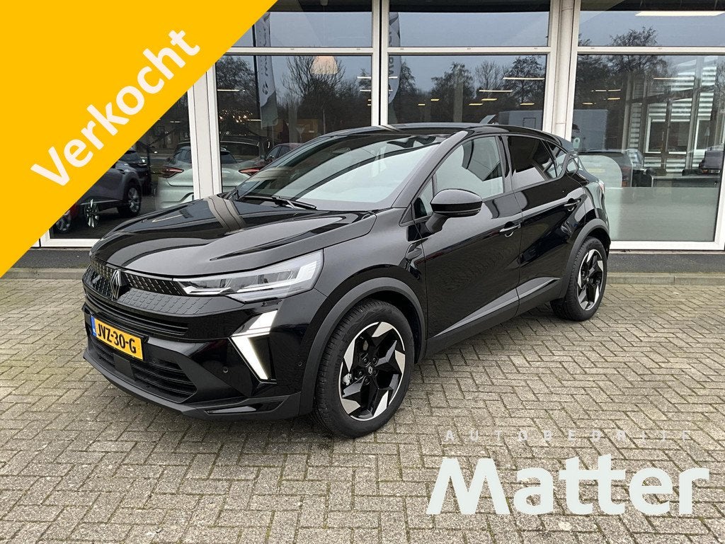 Renault Captur 1.3 mild hybrid 160 techno, Gebruikt, Euro 6, 4 cilinders, Leder en Stof