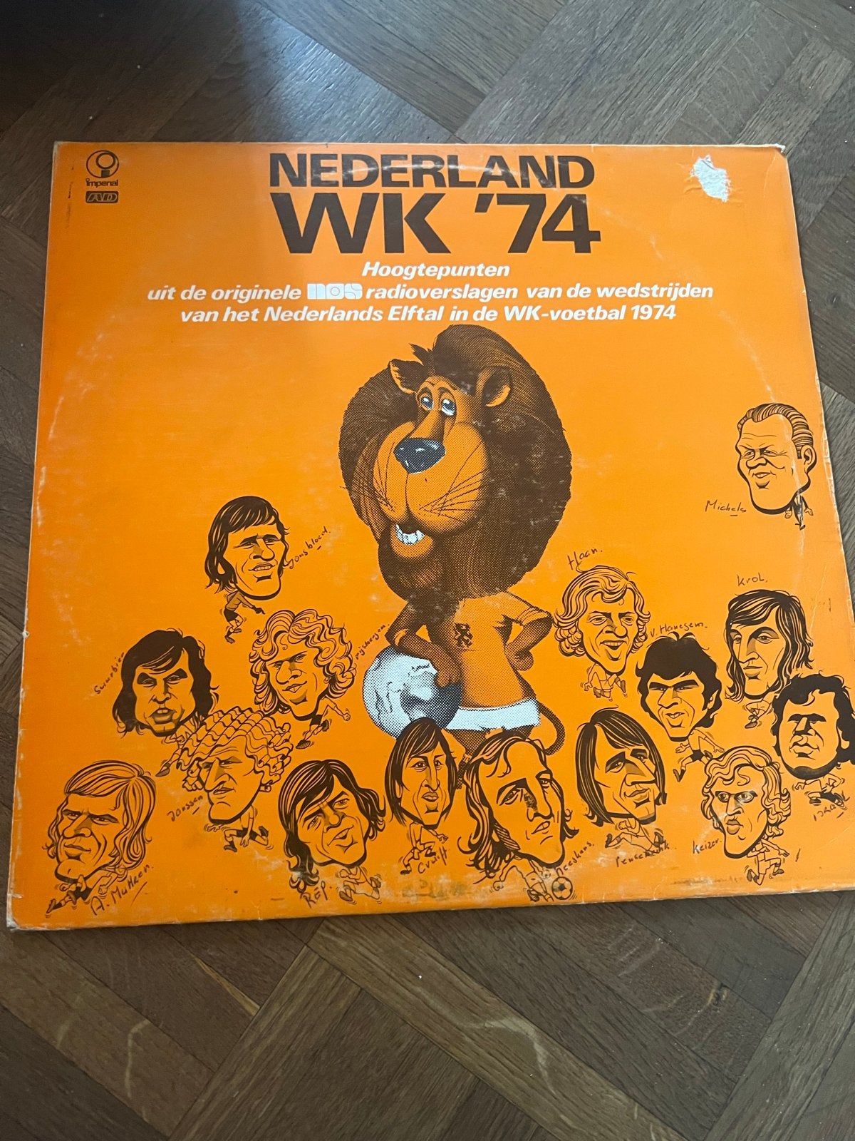 Nederland WK '74 Hoogtepunten LP - Originele NOS Radioversla, Cd's en Dvd's, LP, Gebruikt, Overige genres, Ophalen of Verzenden