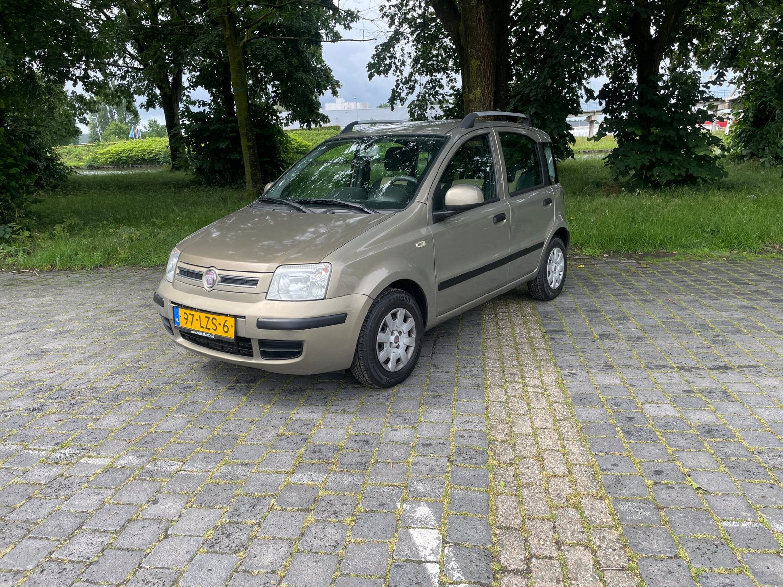 Fiat Panda 1.2 2010 Airco! Nieuwe Apk!, Euro 5, Stof, 1242 cc, Beige