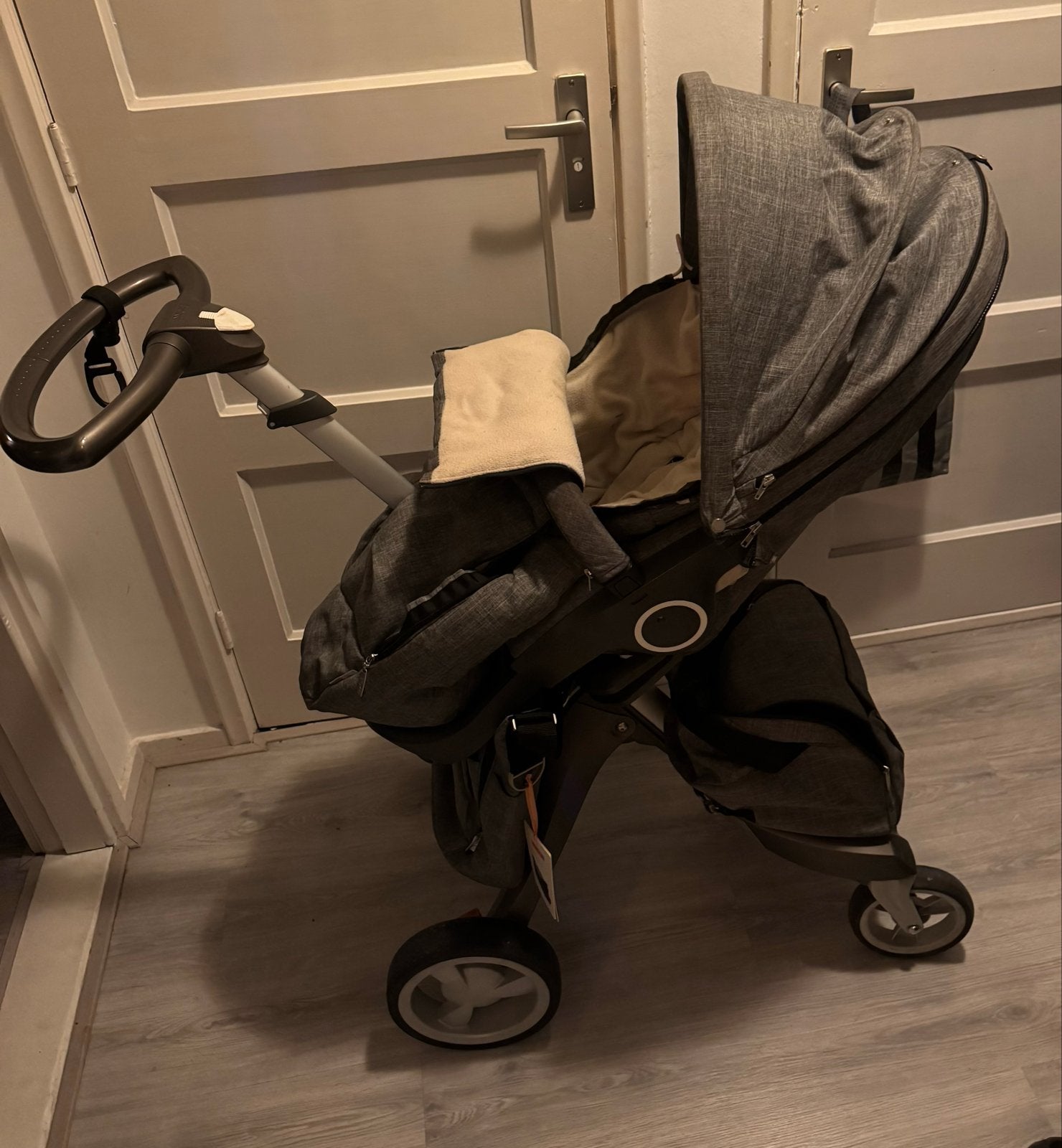 Stokke Xplory kinder Combiwagen met autostoel en reiswieg, Gebruikt, Combiwagen, Met autostoeltje, Ophalen